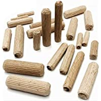 Starcell 30 tacos de madera surtidos M6 M8 M10 de madera dura ranurada para muebles de carpintería acanalada de 6 mm- 8…